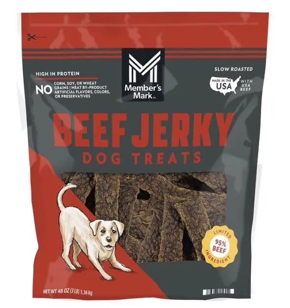 Beef Jerky Dog Treats 48 oz