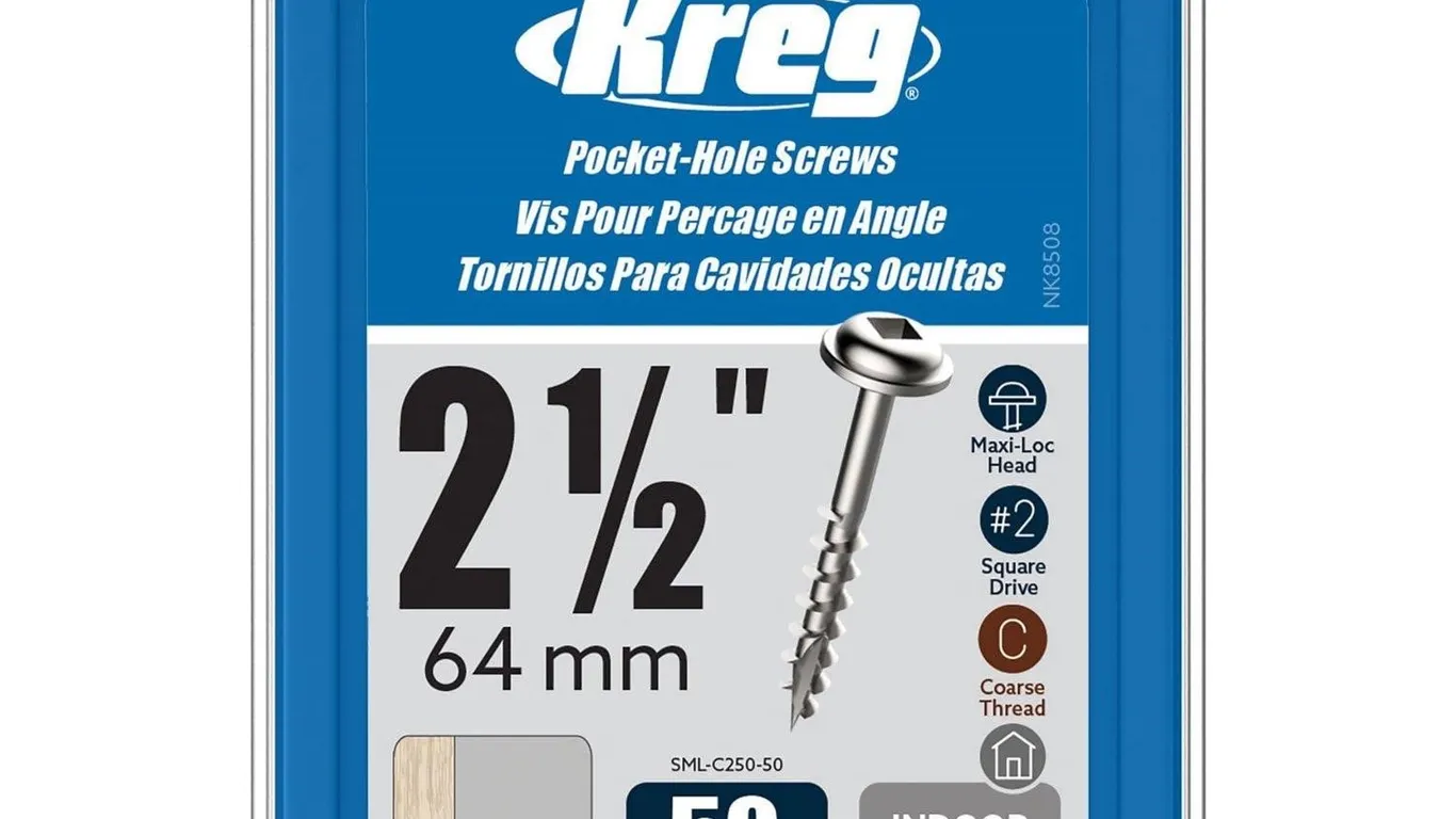 Kreg SML-C25-50 Pocket-Hole Screws 2-12 50ct