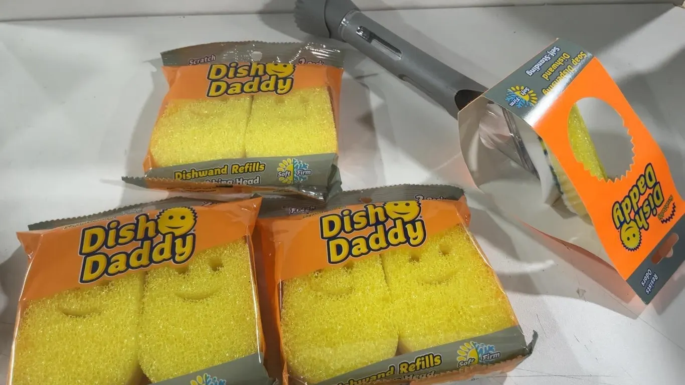 Scrub Daddy Dish Daddy Soap Dispensing Wand Set