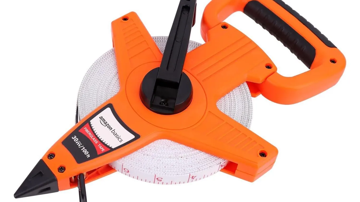 Amazon Basics Fiberglass Measuring Tape 30m