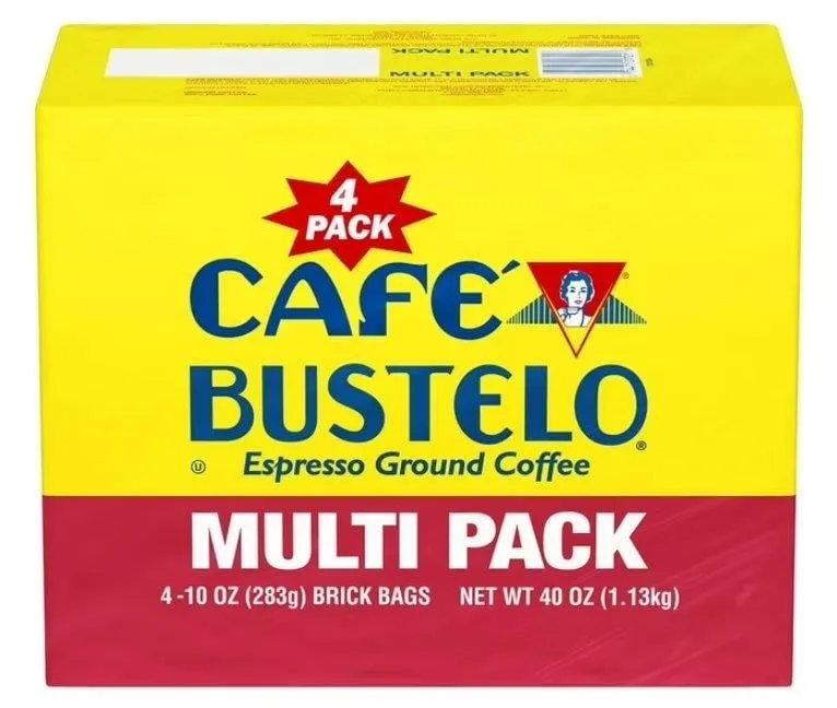 Cafe Bustelo Espresso Ground Coffee 10oz 4pk