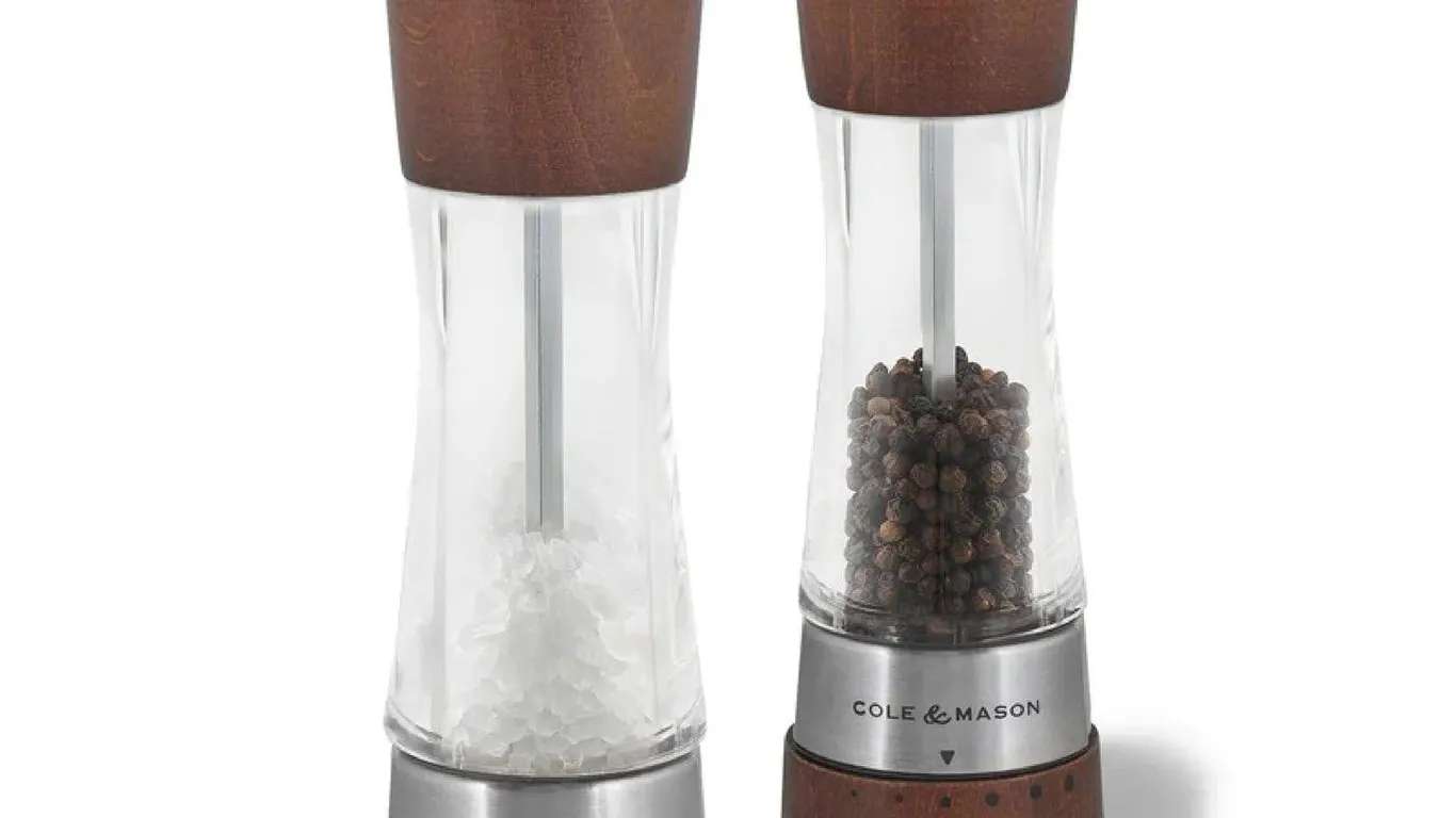 Cole Mason Derwent Salt Pepper Mill Set 7.5