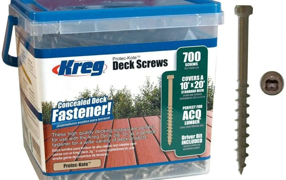 Kreg SDK-C2W-700 Deck Screws 2-Inch 700ct