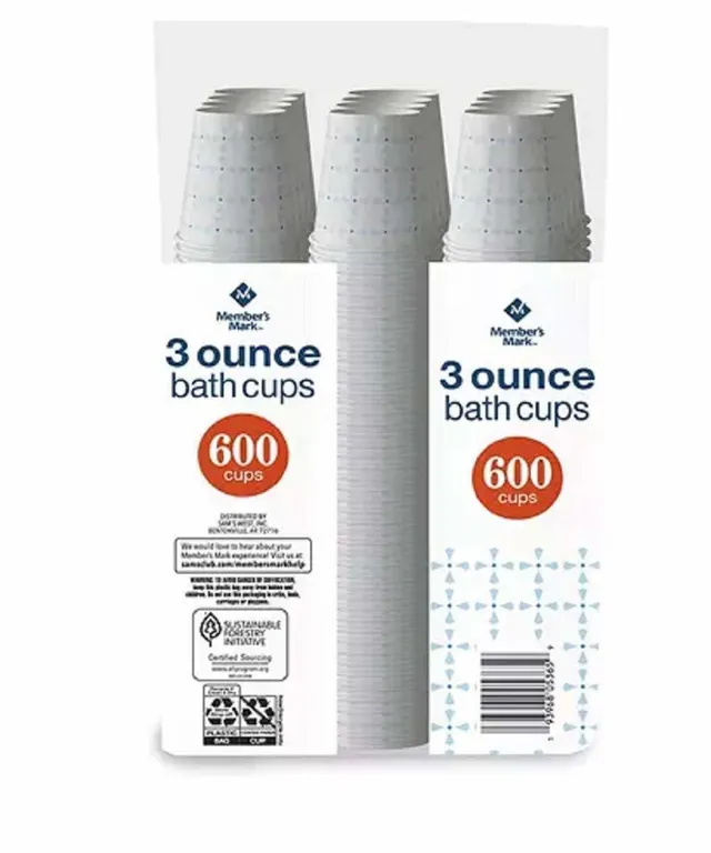 Disposable Paper Cold Cups 3 Oz 600ct