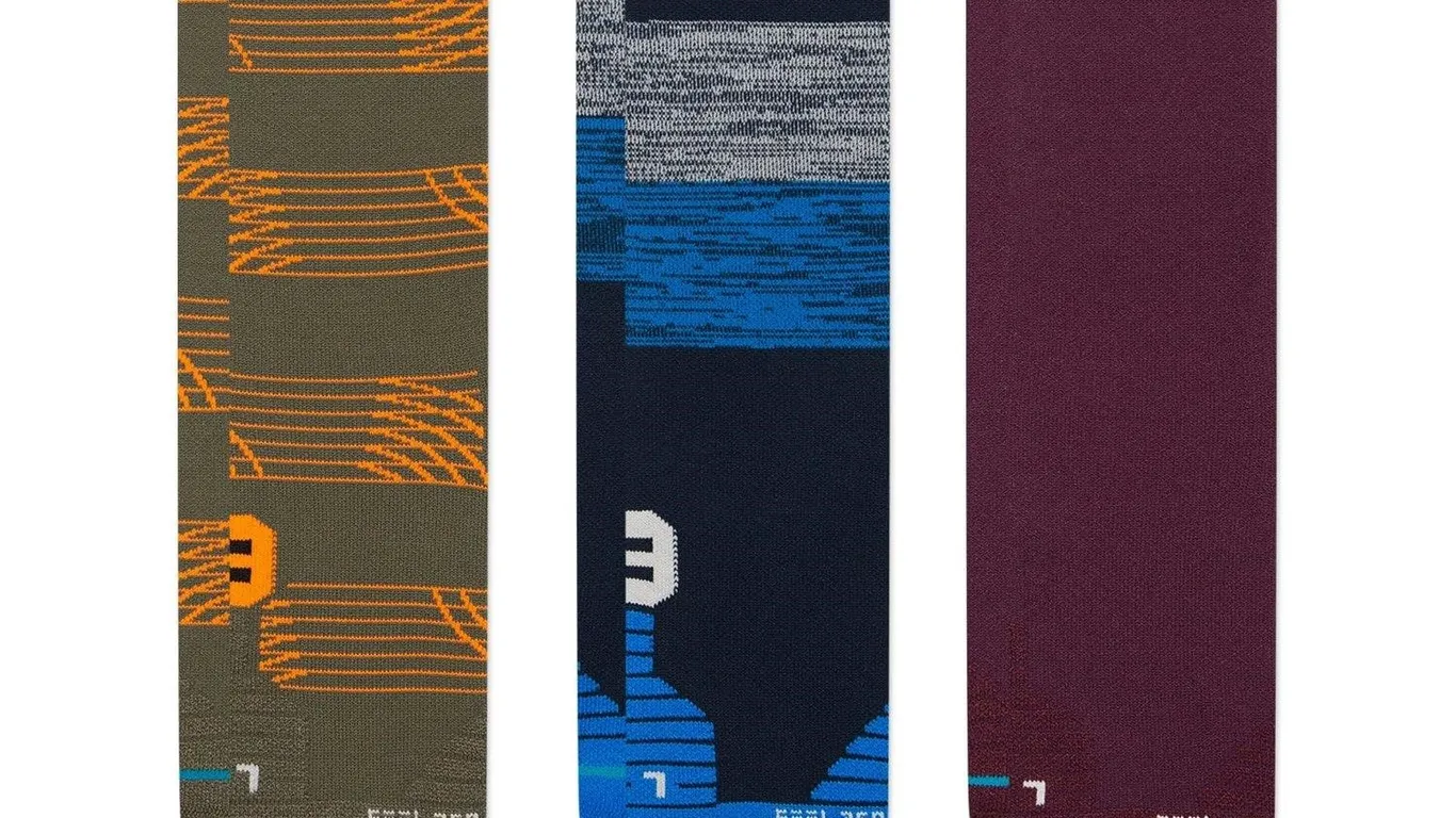 Stance Crew Socks Multi-Color Size Medium 3pk
