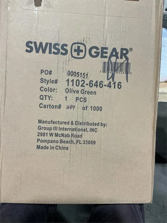 SwissGear 1102-646-416 Backpack Olive Green