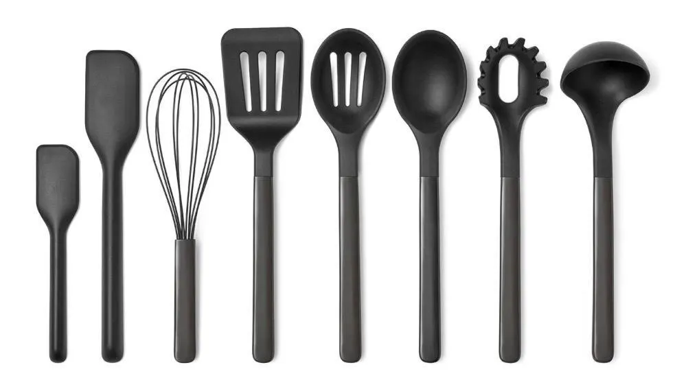 Stainless Steel Silicone Utensil Set 8-Piece