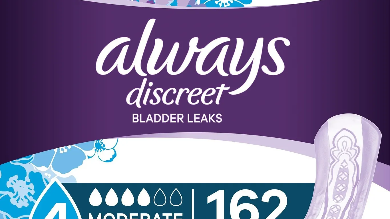 Always Discreet Moderate Long Pads 162ct