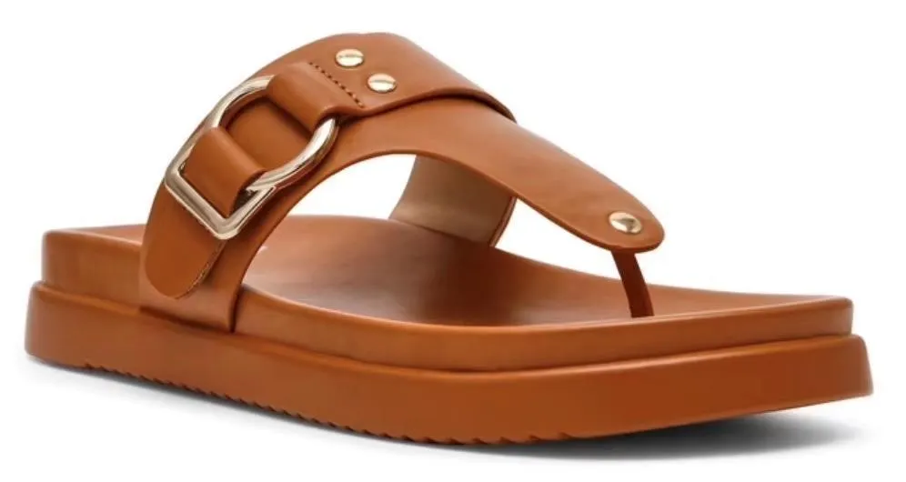 DV Ulani Footbed Sandal Tan Size 8