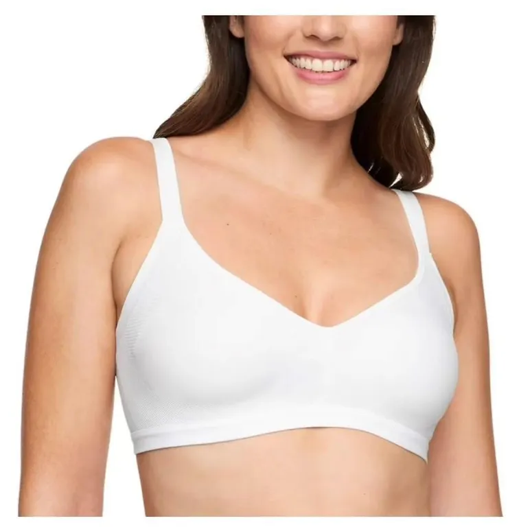 Warners Easy Does It Wireless Bra Large 2pk