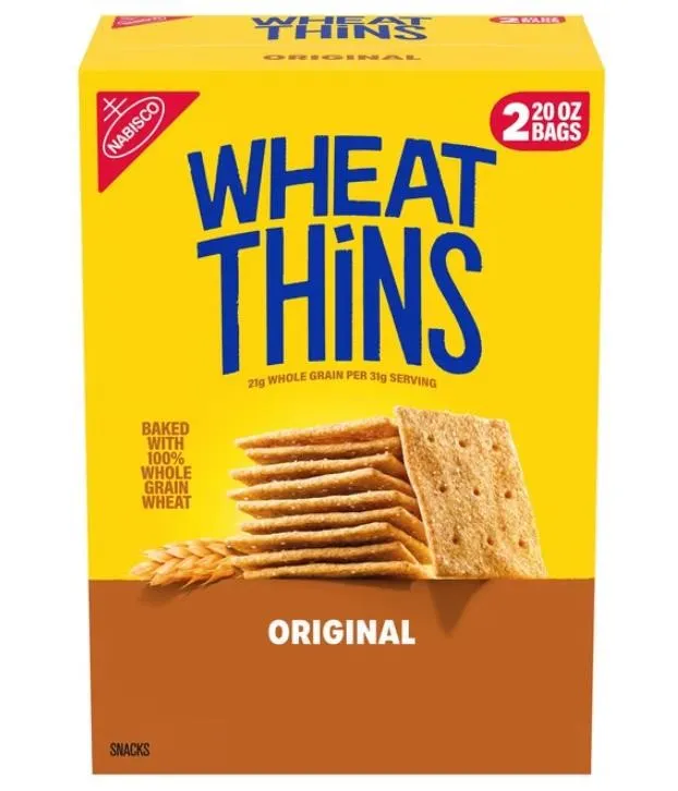 Wheat Thins Original Wheat Crackers 20oz 2pk