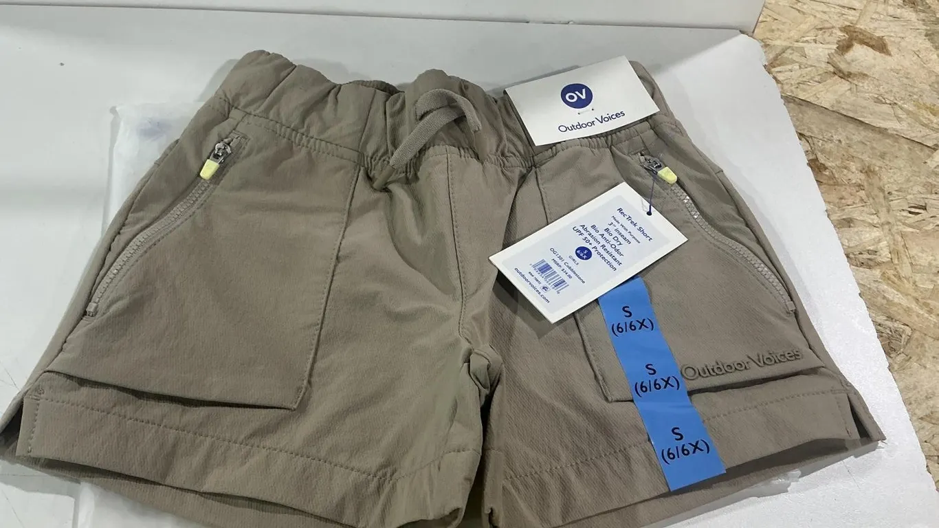Outdoor Voices Arc Trek Shorts Kids Size S 66X