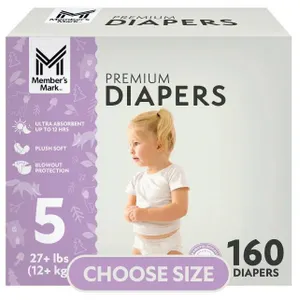 Premium Baby Diapers Size 5 160ct