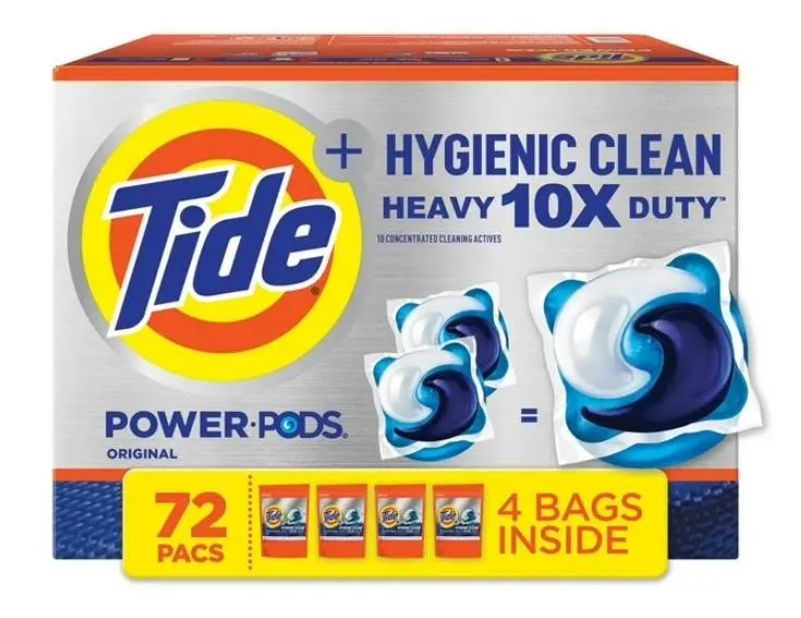 Tide Hygienic Clean Heavy 10X Laundry Pods 72ct