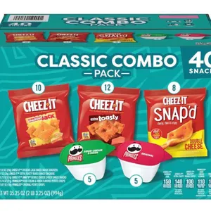Cheez-It Pringles Classic Combo Variety Box 40ct