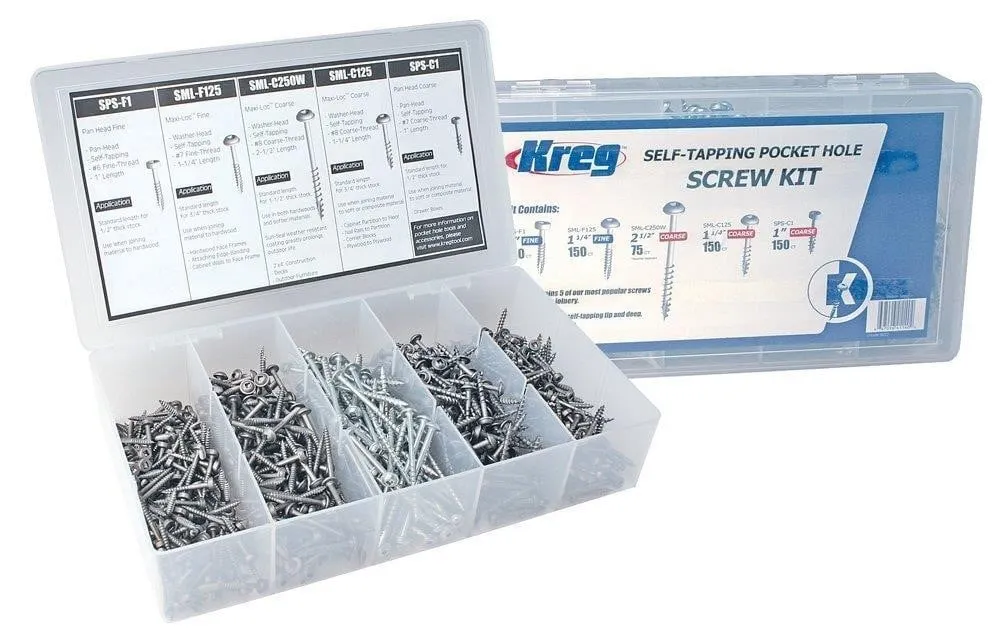 Kreg SK03 Pocket Hole Screw Kit 675ct