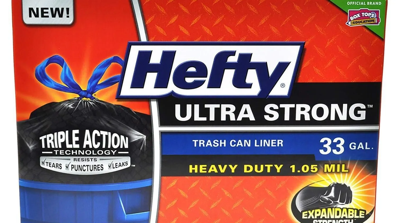 Hefty Ultra Strong Trash Bags 33 Gallon 90ct