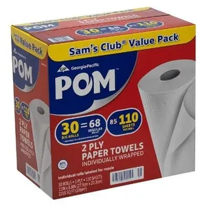 Pom Paper Towels 30 Pack 150551 2-Ply