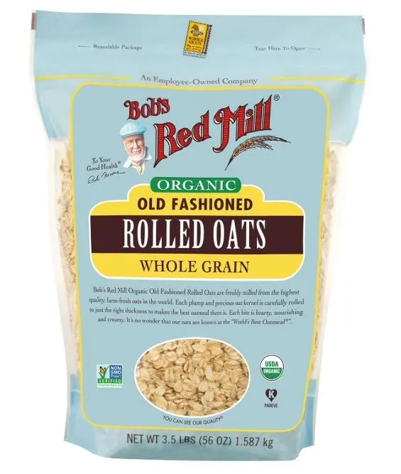 Bobs Red Mill Organic Rolled Oats 56 oz.