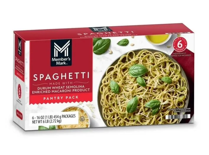 Spaghetti Pasta Pantry Pack 1 lb 6pk