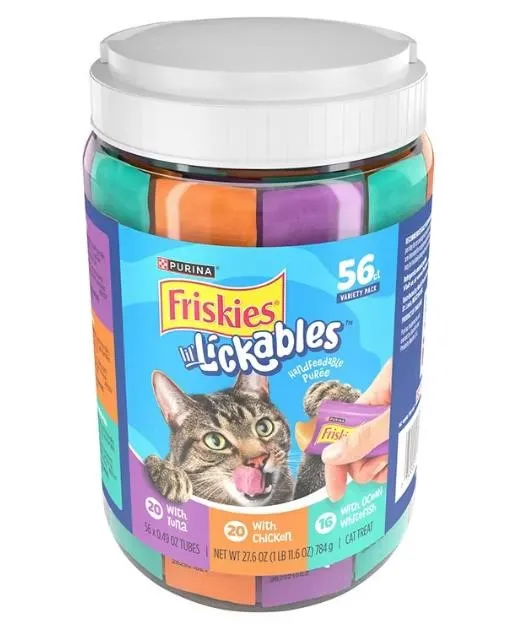 Purina Friskies Lil Lickables Cat Treats 56ct