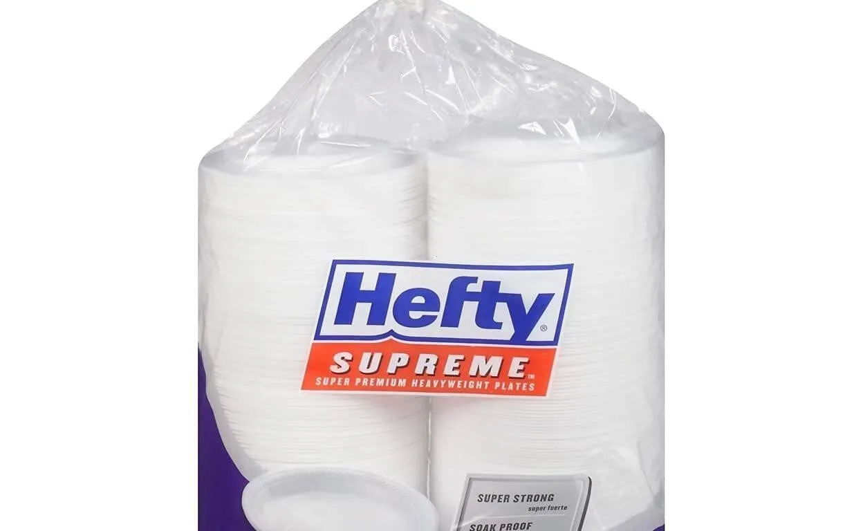 Hefty 6-Inch Foam Plates 320ct 36pk