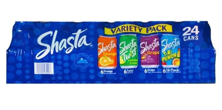 Shasta Soda Variety Pack 12 fl oz 24pk