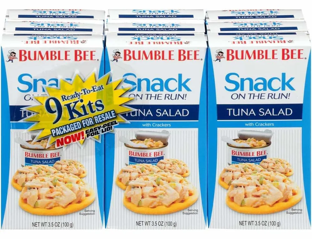Bumble Bee Tuna Salad With Crackers Kit 3.5oz 9pk