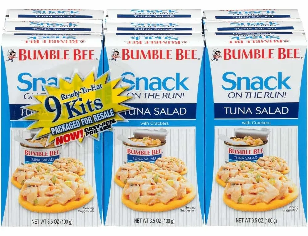 Bumble Bee Tuna Salad With Crackers 9pk 3.5oz