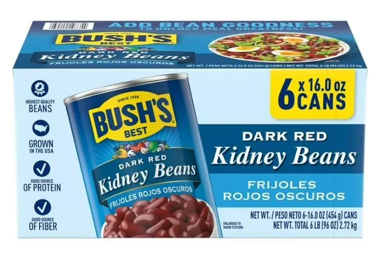 Bushs Best Dark Red Kidney Beans 16 oz. 5pk