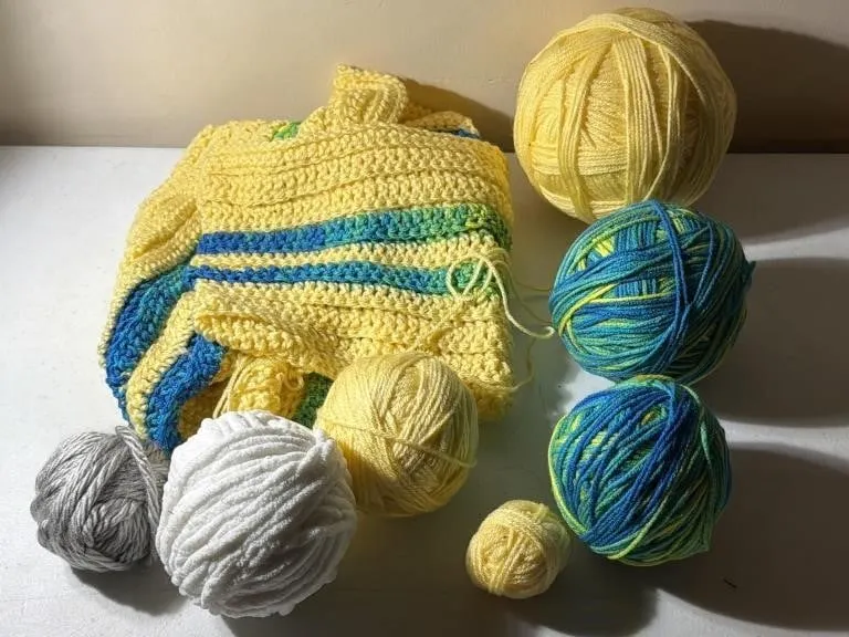 Balls of Yarn, Start of an Afghan