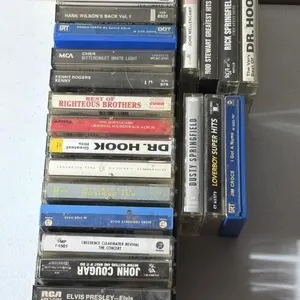 Cassettes- Elvis, Beatles,