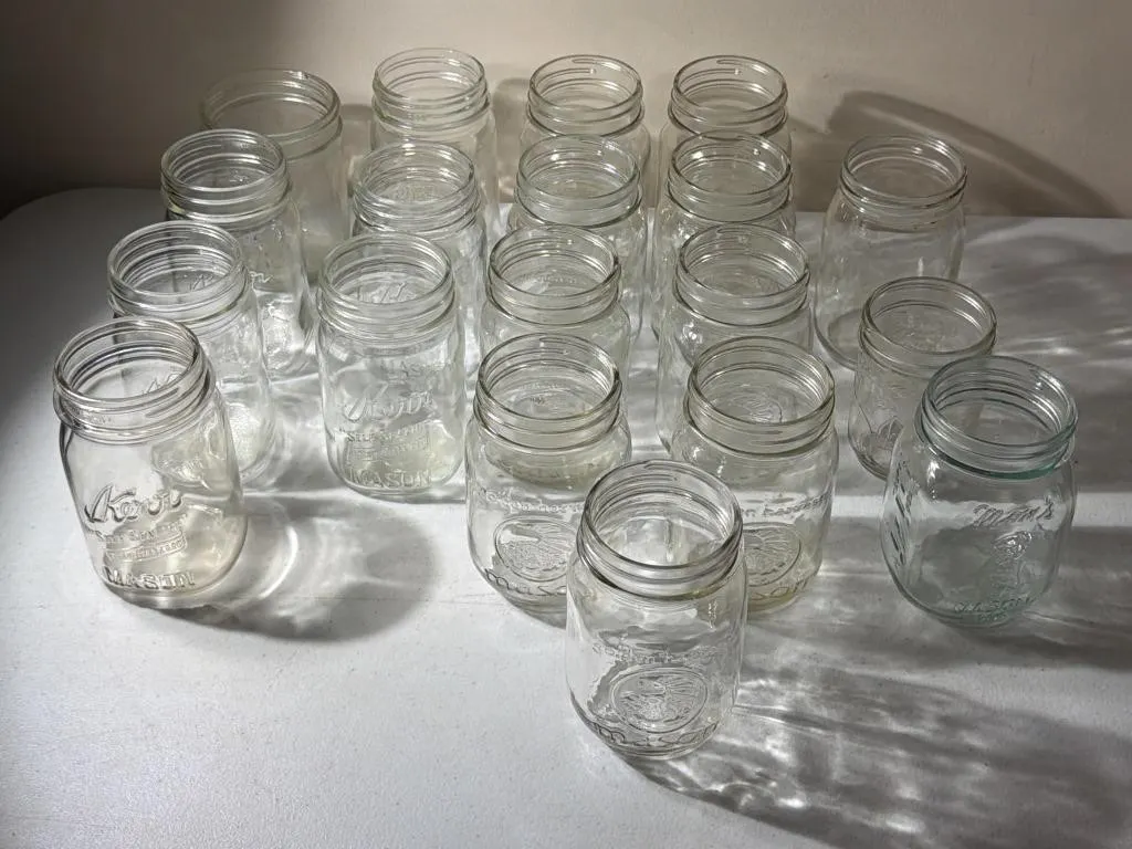 Canning Jars- Pints- Kerr, Golden Harvest, Mom's-