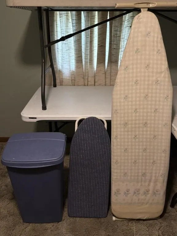 Ironing Boards, Trash Can