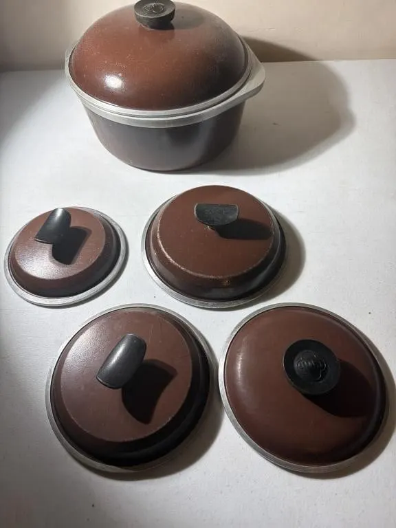 Club Aluminum Pot with Lid, Extra Lids