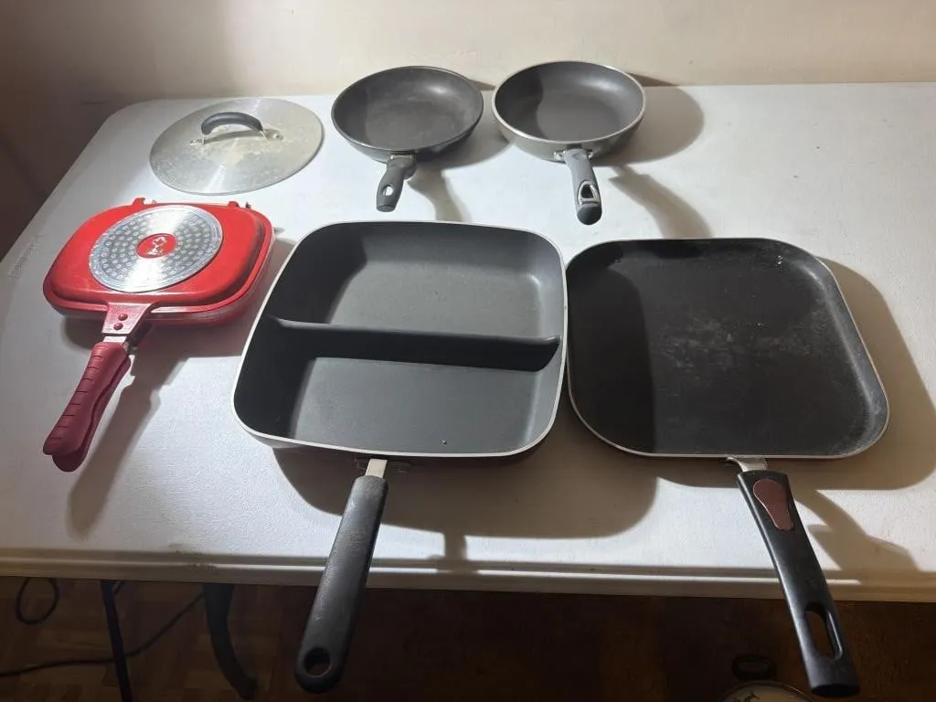 Bacon Press, Cook's Companion flip pan, Skillets,