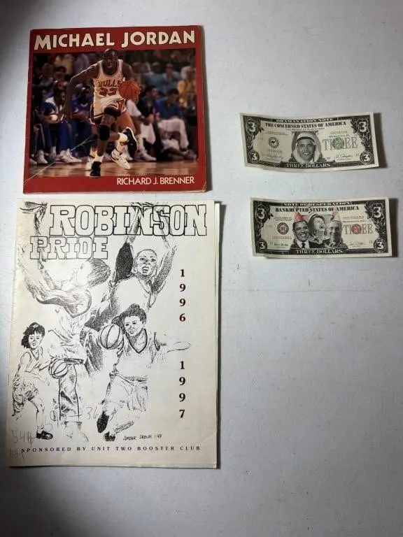 Books Michael Jordan, Robinson Pride 96-97, Dunny