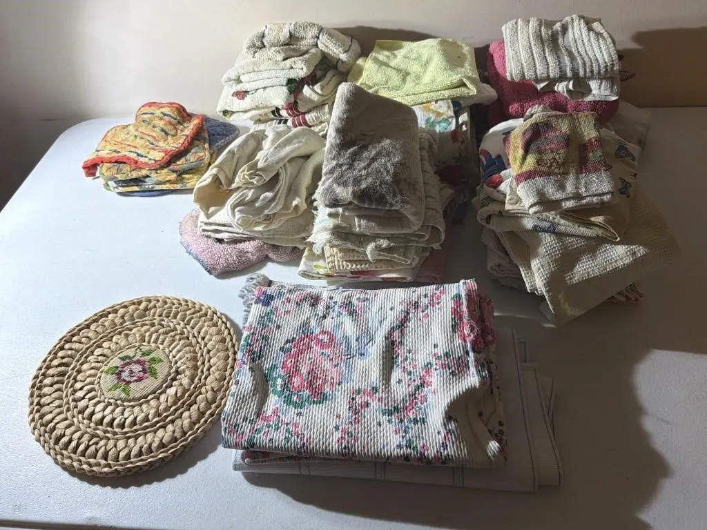 Towels, Hot Pads, Rags