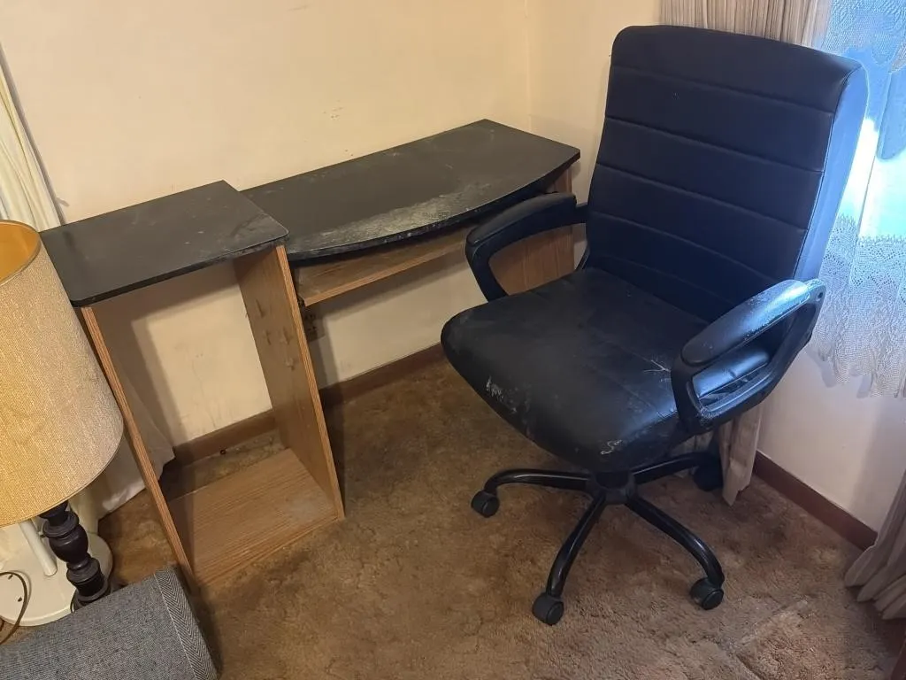 Desk 45x19x30 with Office Chair 25x19x39
