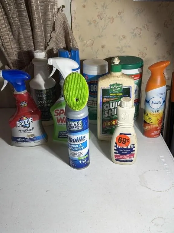 Disinfectant Wipes & Spray, Carpet Cleaner, Spray