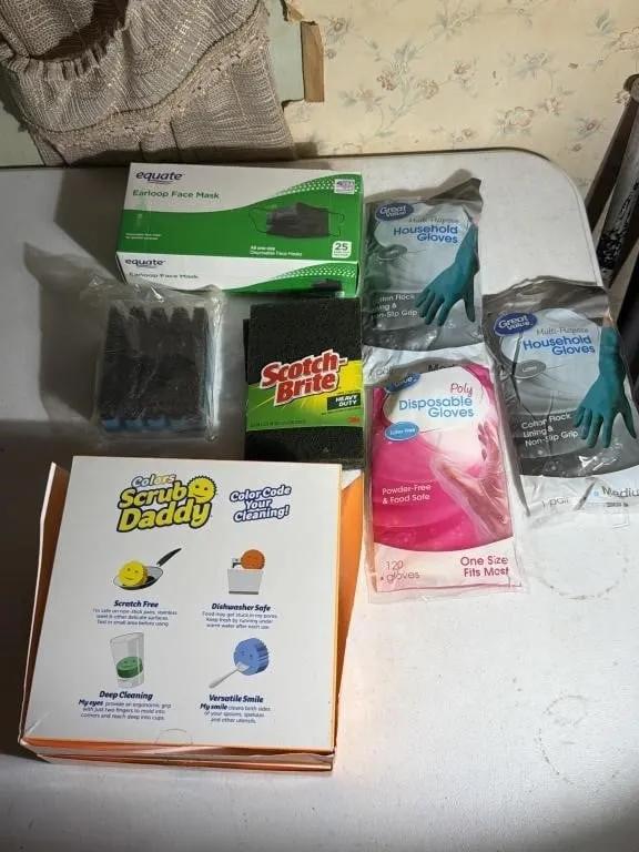 Scrub Daddy Sponges, Scotch Britt Scrubbers, Face