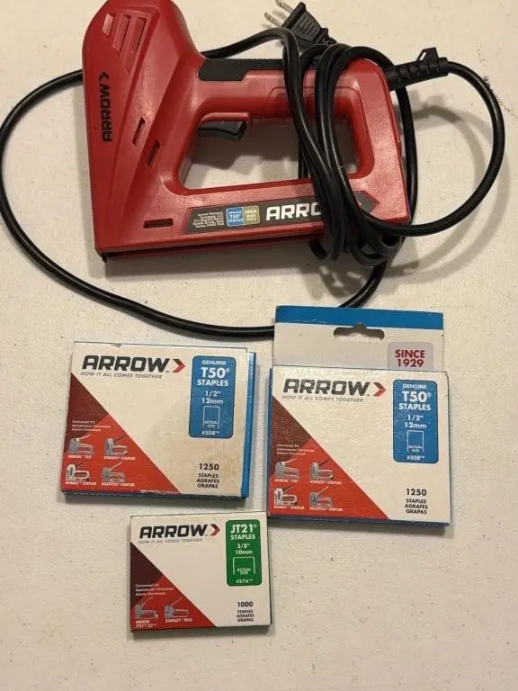 Arrow Electric Staple Gun with Staples