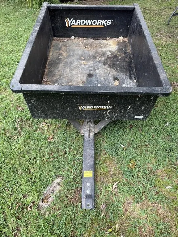 Steel Yard Works Lawn Cart - 10 Cubic Foot