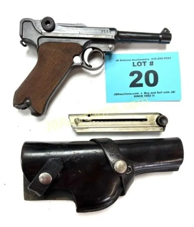 1918 GERMAN WWI 9MM LUGER W HOLSTER* PISTOL