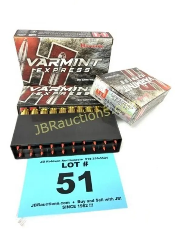 HORNADY VARMINT EXPRESS 6.5 CREEDMORE 95GR V-MAX