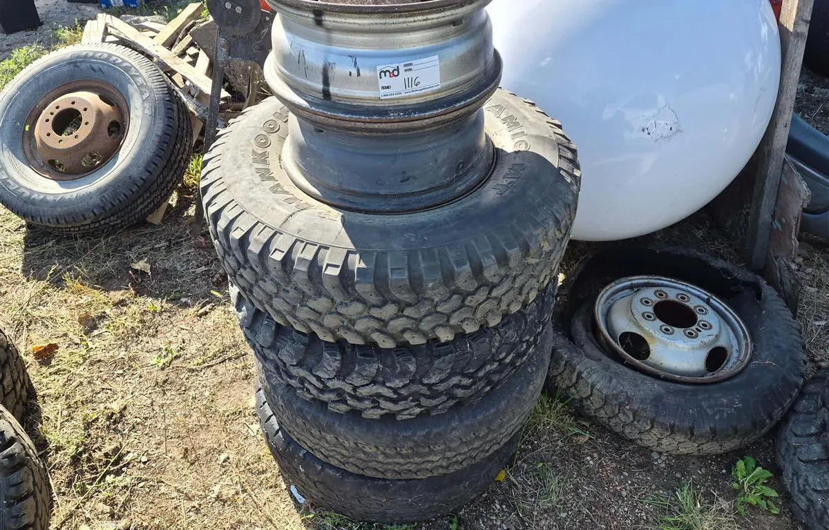 Assorted Duall Tires & Steel Rims
UNRESERVED