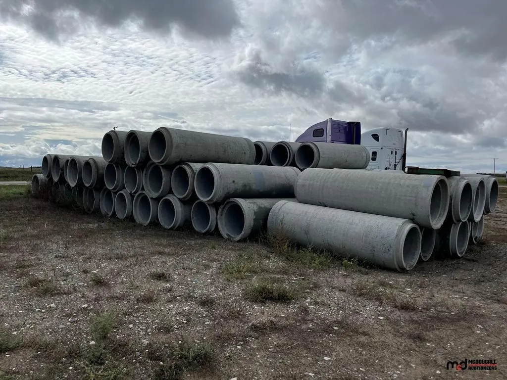 (15) 8' Reinforced Concrete Pipes
UNRESERVED