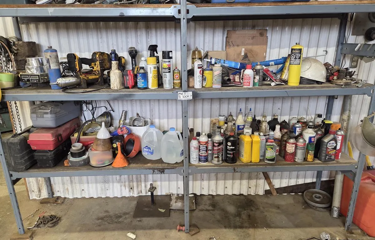 Assorted Shop Supplies, Tools & Hardware (Shelf Not Included)
UNRESERVED