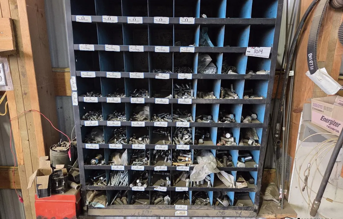 Assorted Hardware Parts in Bin Rack
UNRESERVED