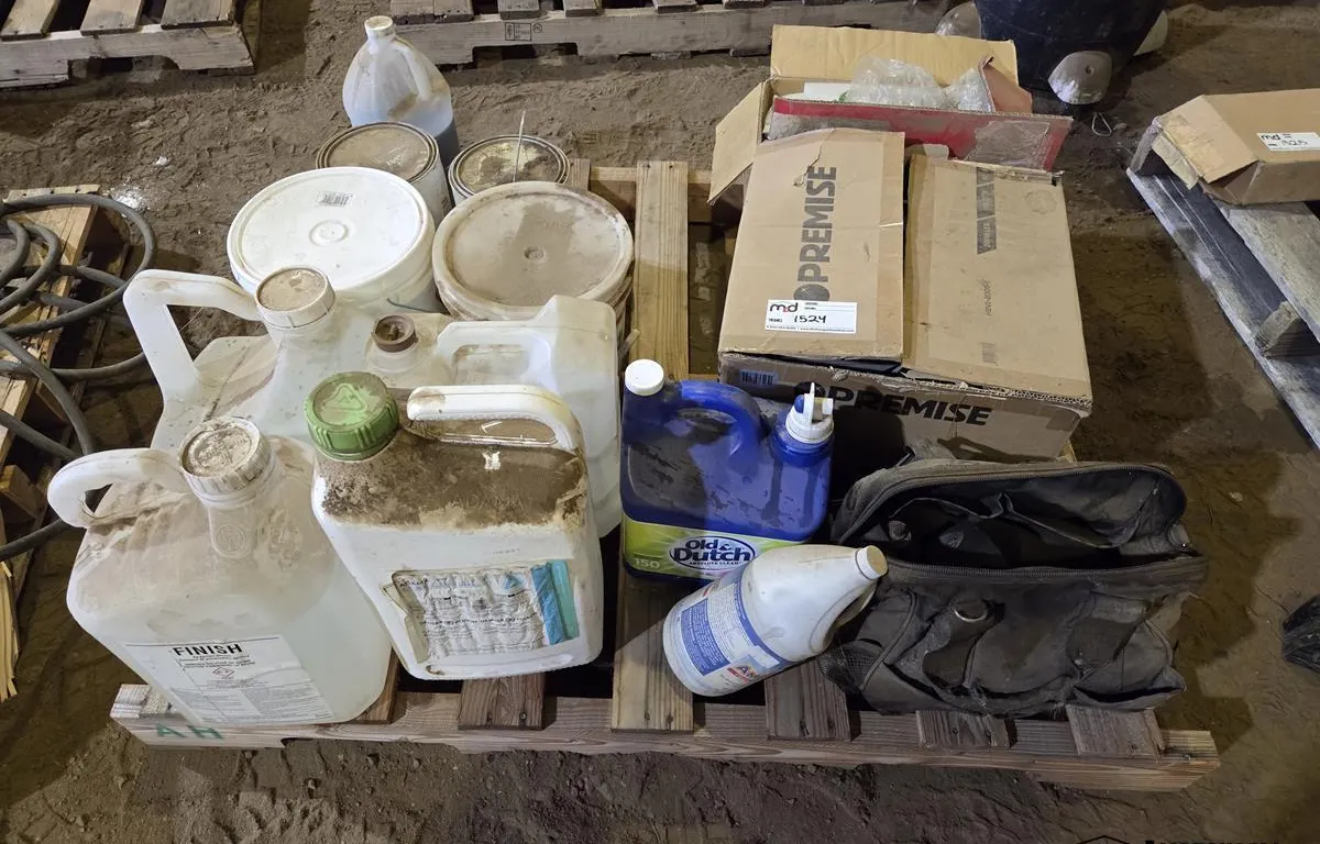 Pallet of Assorted Chemical & Shop Supplies
UNRESERVED